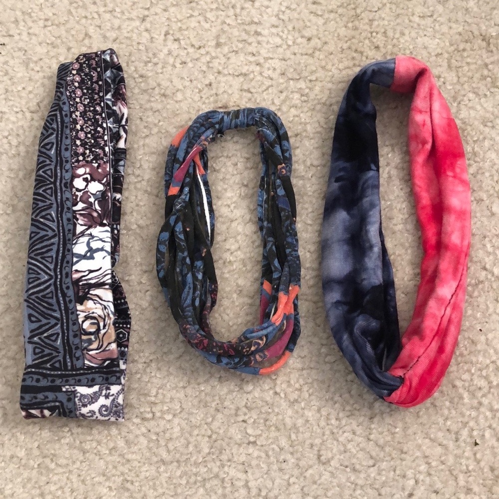 Set of 3 Cute Patterned Headbands